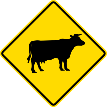 NZ Road Signs messages sticker-8