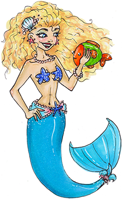 Mermaids by Katie Bright messages sticker-3