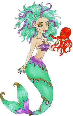 Mermaids by Katie Bright messages sticker-7