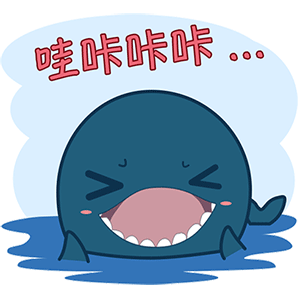 小鲸鱼拉布 messages sticker-3