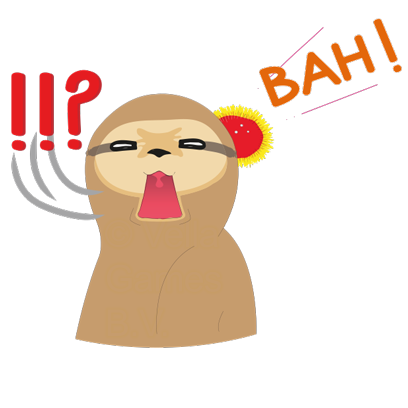 Andy the Sloth - Lazy Stickers messages sticker-4