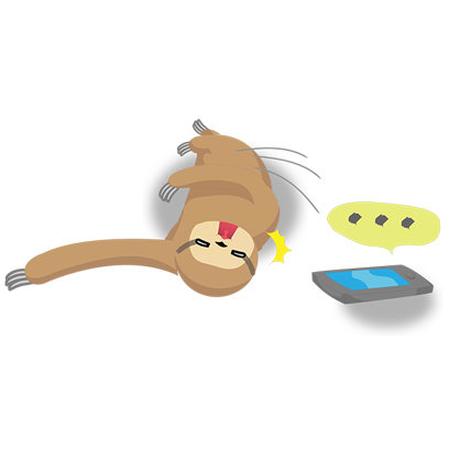 Andy the Sloth - Lazy Stickers messages sticker-0