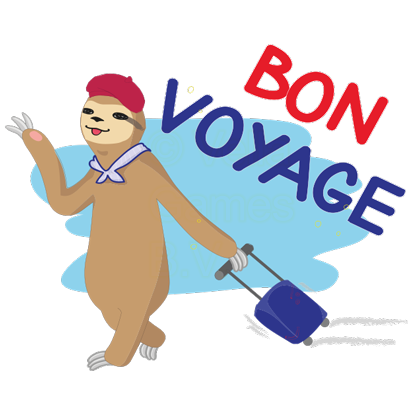 Andy the Sloth - Lazy Stickers messages sticker-11