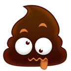 Poo Emoji Sticker for iMessage messages sticker-5