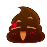 Poo Emoji Sticker for iMessage messages sticker-2