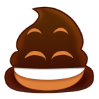 Poo Emoji Sticker for iMessage messages sticker-4