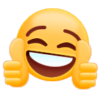 Thumbs Up Sticker - GIF Emoji for iMessage Free messages sticker-4