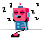 Robot Sticker Factory - Animated GIF for iMessage messages sticker-8