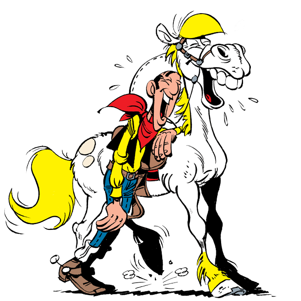 Lucky Luke Stickers messages sticker-1