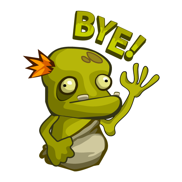 Zombie Smash! Basketball messages sticker-0