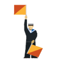 Semaphore Stickers messages sticker-8