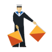 Semaphore Stickers messages sticker-11