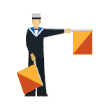 Semaphore Stickers messages sticker-10