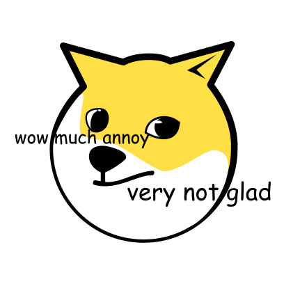 Doge Emoji messages sticker-0