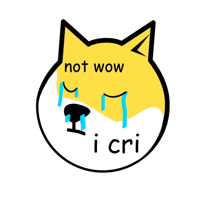 Doge Emoji messages sticker-4