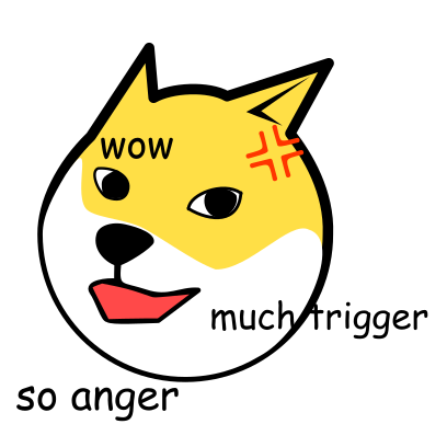 Doge Emoji messages sticker-3