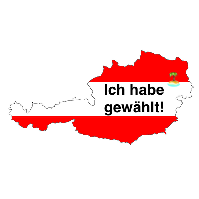 Österreich - die Parteilogos messages sticker-1