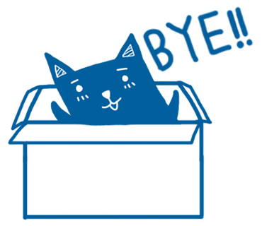 Blue Cat Stickers messages sticker-2