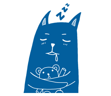 Blue Cat Stickers messages sticker-10