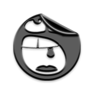 Grey Smileys Stickers messages sticker-9