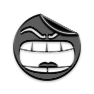 Grey Smileys Stickers messages sticker-11