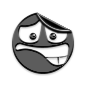 Grey Smileys Stickers messages sticker-6