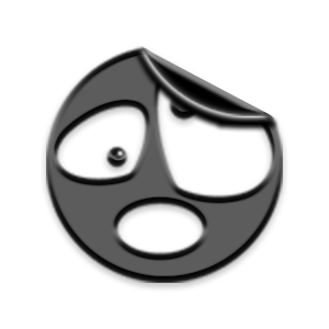 Grey Smileys Stickers messages sticker-3