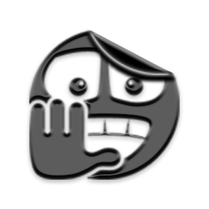 Grey Smileys Stickers messages sticker-7