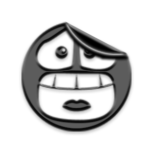 Grey Smileys Stickers messages sticker-0