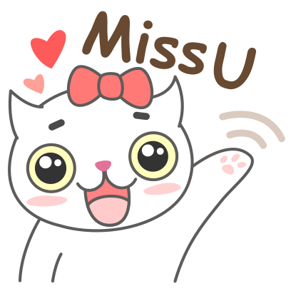 汪汪喵喵谈恋爱-微爱表情包 messages sticker-1