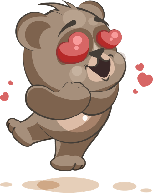 Bear - Stickers for iMessage messages sticker-3