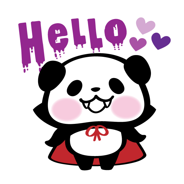Pandaaa!!! Halloween Stickers messages sticker-0
