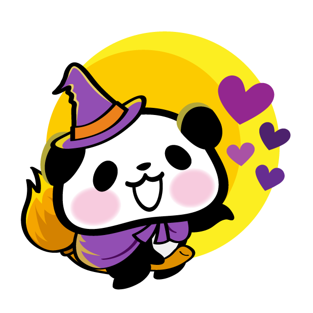 Pandaaa!!! Halloween Stickers messages sticker-1