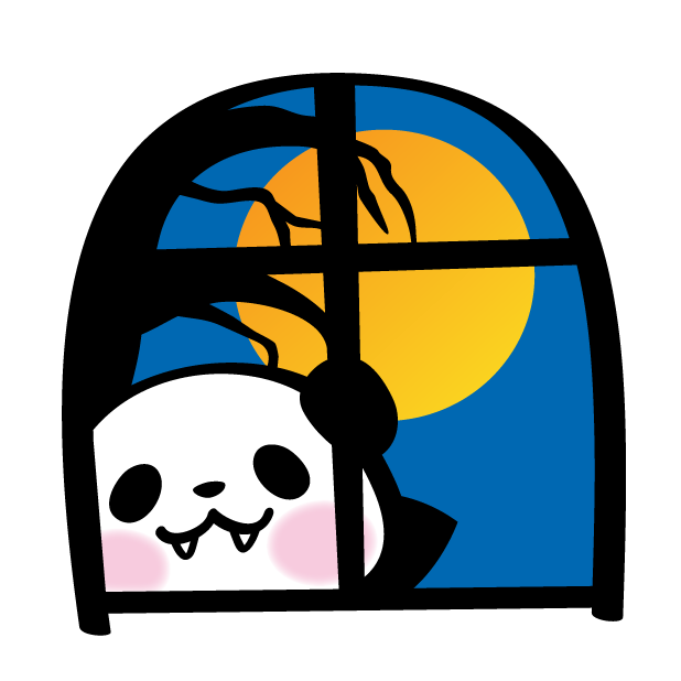 Pandaaa!!! Halloween Stickers messages sticker-3