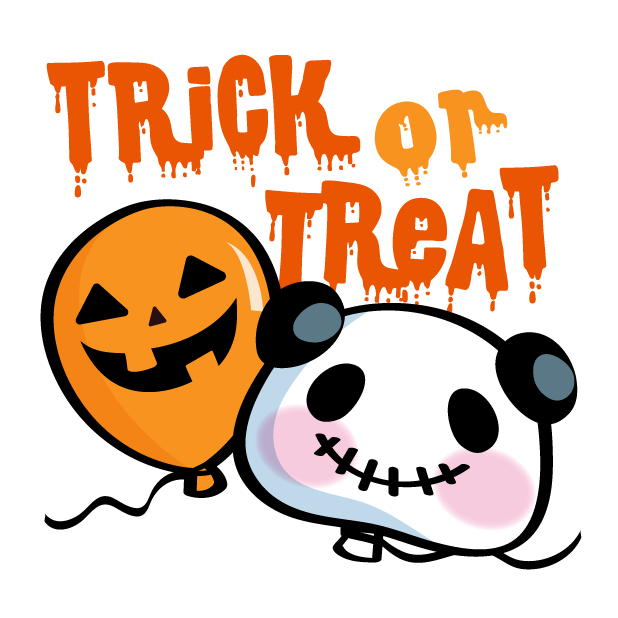 Pandaaa!!! Halloween Stickers messages sticker-4