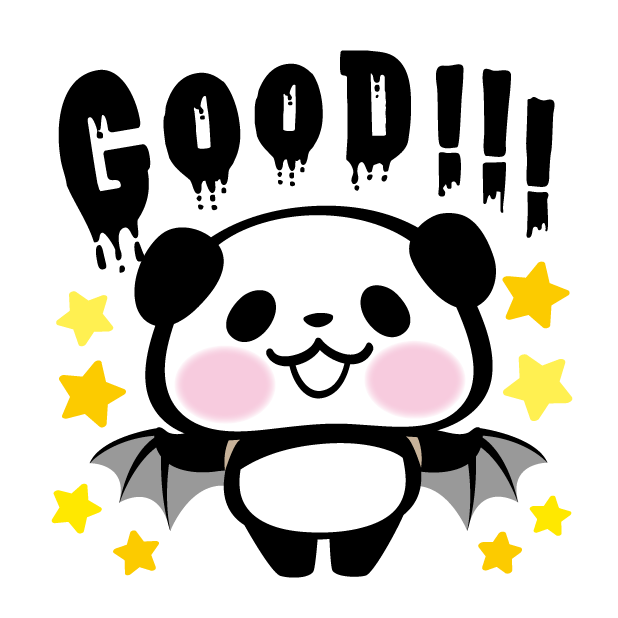 Pandaaa!!! Halloween Stickers messages sticker-5