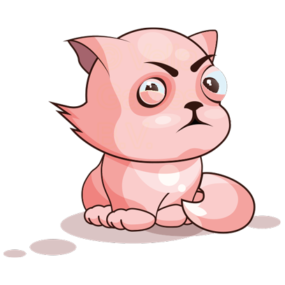 Fluffy The Cat - Purr! messages sticker-0