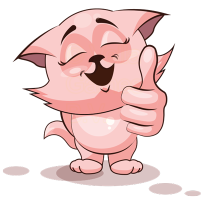 Fluffy The Cat - Purr! messages sticker-9