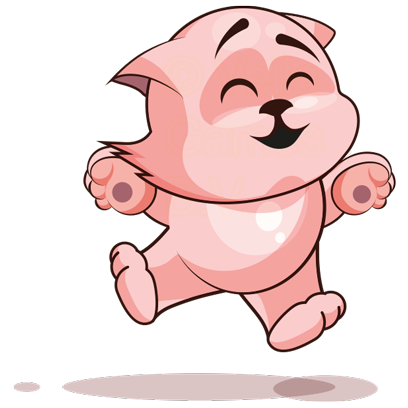 Fluffy The Cat - Purr! messages sticker-5