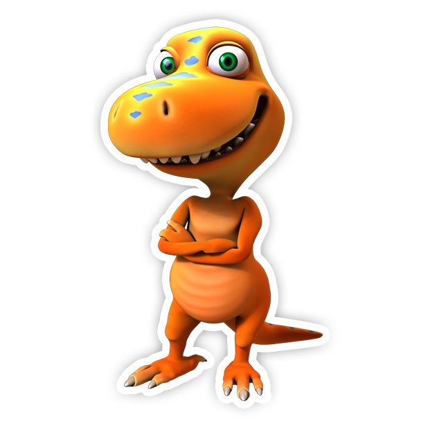 Dinosaur Train: Paint and Match messages sticker-0