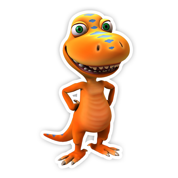 Dinosaur Train: Paint and Match messages sticker-5