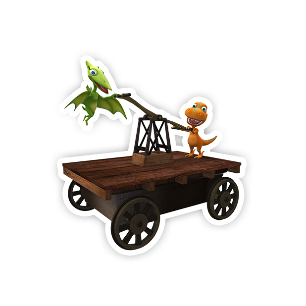Dinosaur Train: Paint and Match messages sticker-8