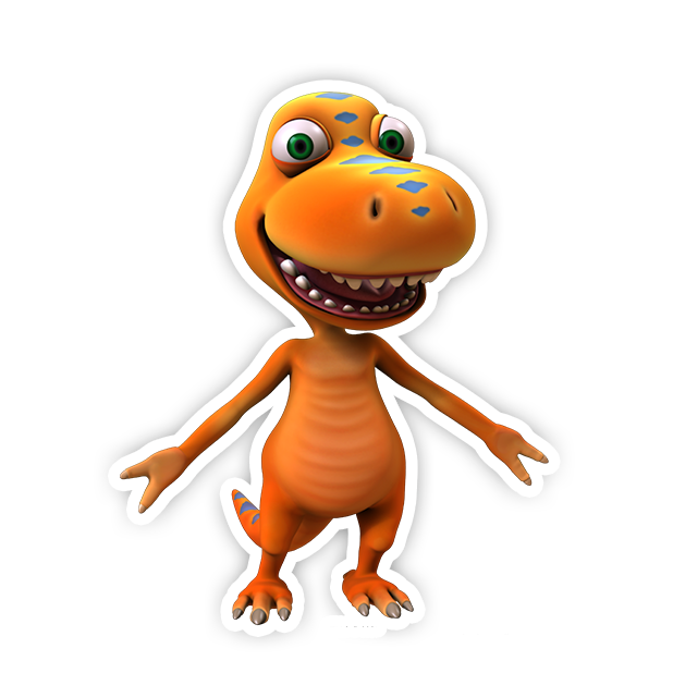 Dinosaur Train: Paint and Match messages sticker-4