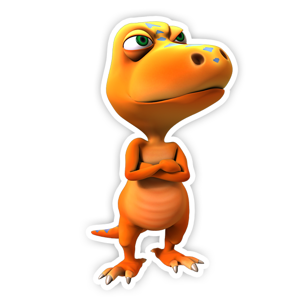 Dinosaur Train: Paint and Match messages sticker-2