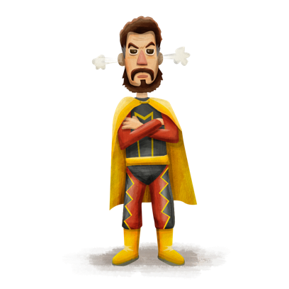 Strange Super Heroes Stickers messages sticker-5