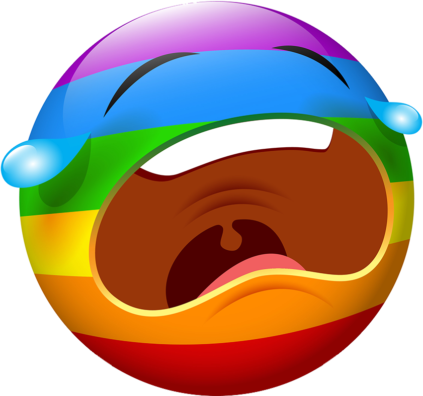 Rainbow Smileys Stickers messages sticker-11