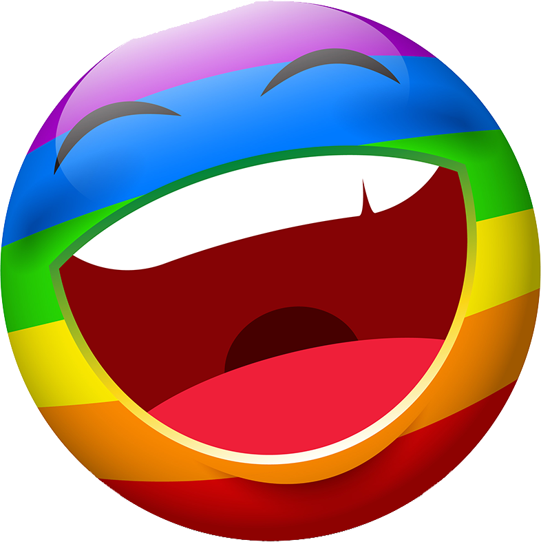 Rainbow Smileys Stickers messages sticker-1