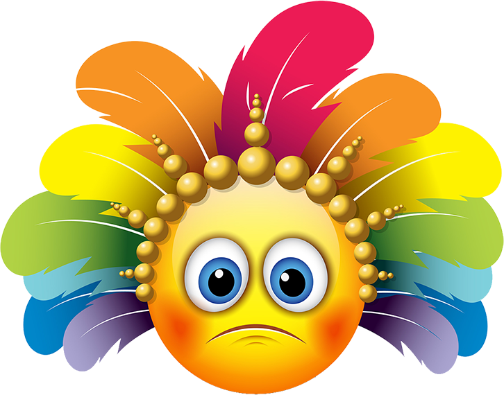 Carnival Smileys Stickers messages sticker-4