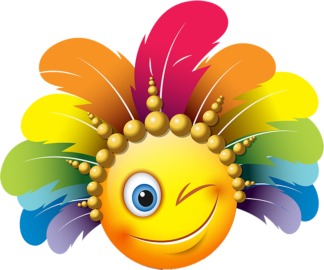Carnival Smileys Stickers messages sticker-3