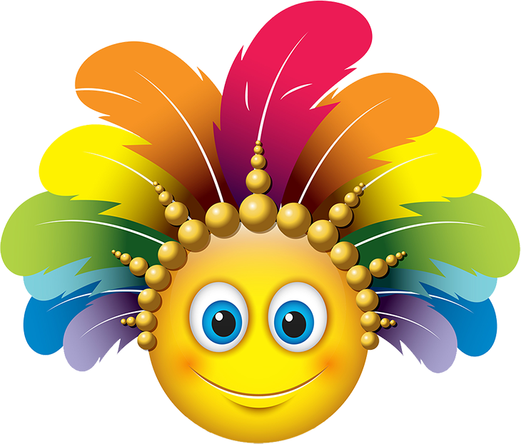 Carnival Smileys Stickers messages sticker-0
